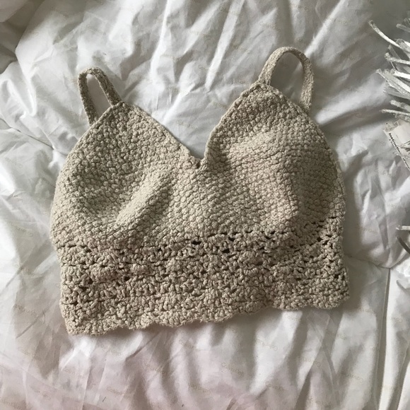 Hollister Tops - Hollister crochet festival top